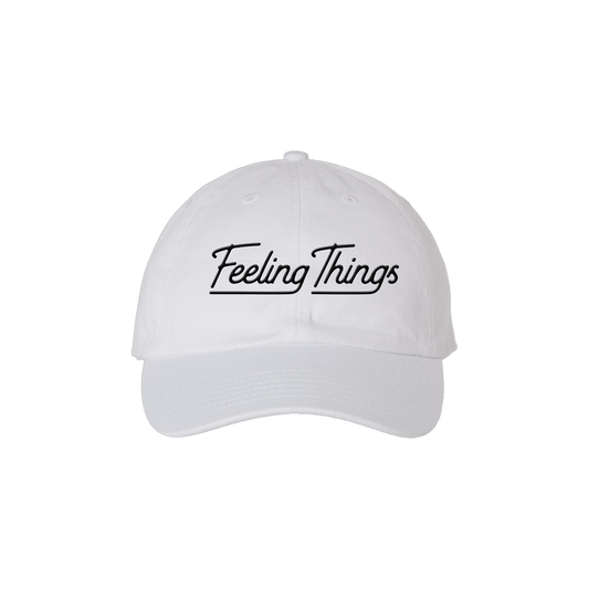 Feeling things cursive writing white hat Ingrid Andress